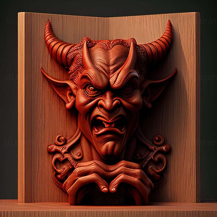 3D модель Игра Маленький дьявол внутри (STL)